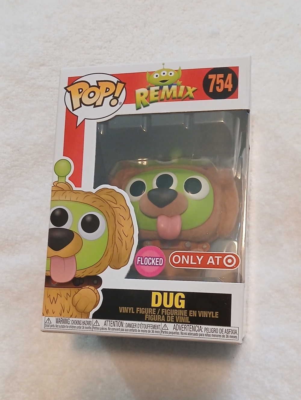 Funko Pop! Pixar Alien Remix Dug (Flocked) - Target (Exclusive) #754 NIB